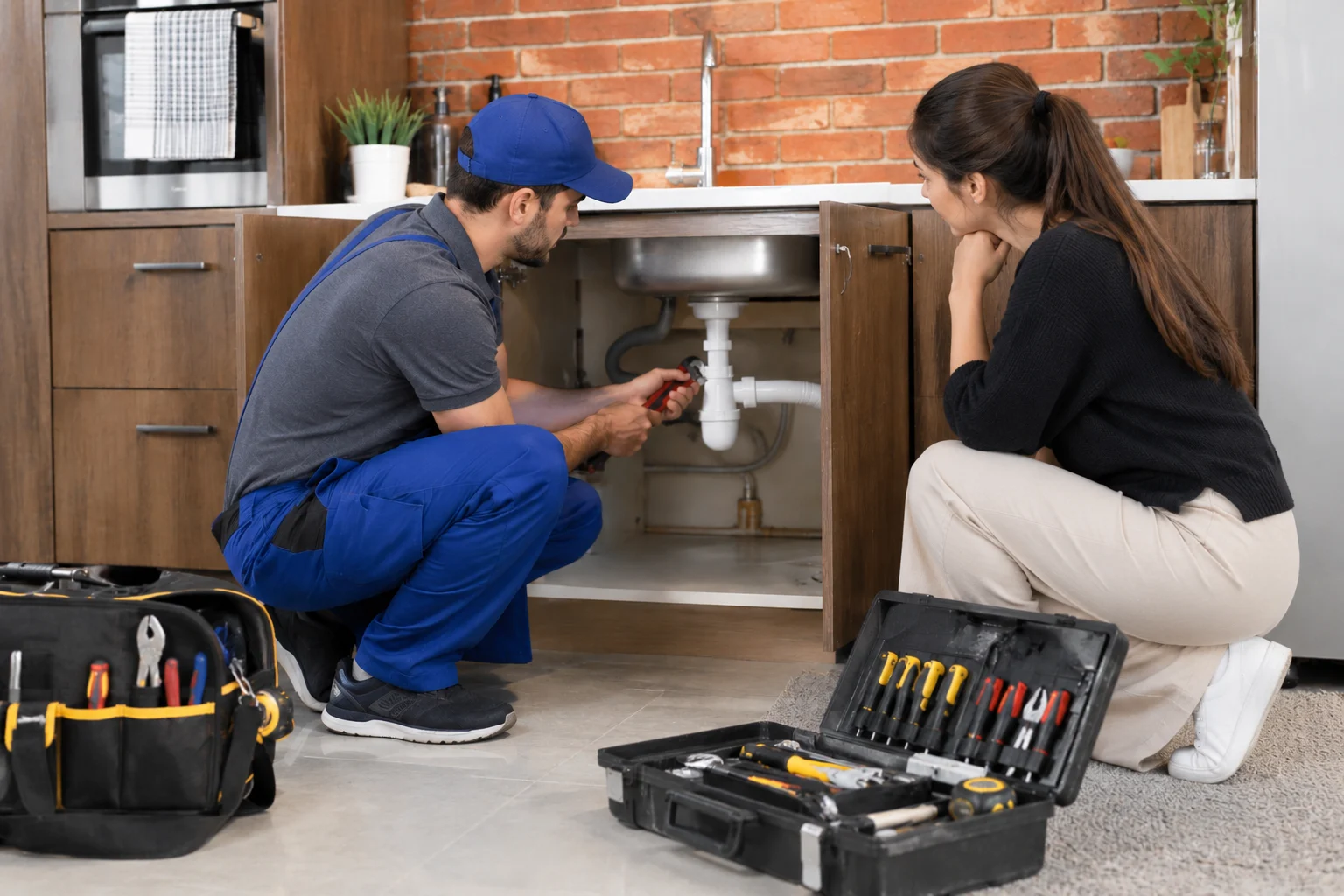Handyman service in Dubai fixing a home repair